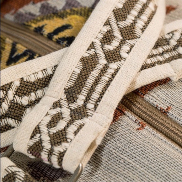 New Hand woven Navajo style Carpet Bag - Picture 7 of 8